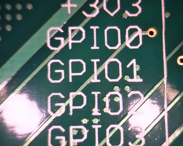 TC-USB PCB silkscreen